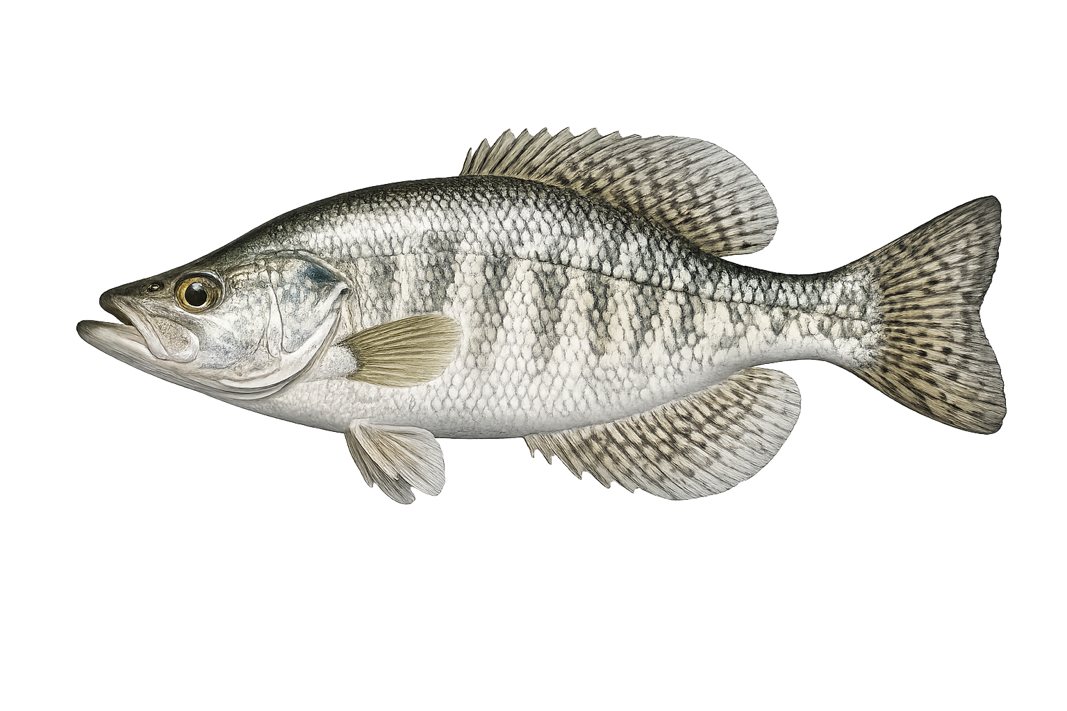 Crappie (Black & White)